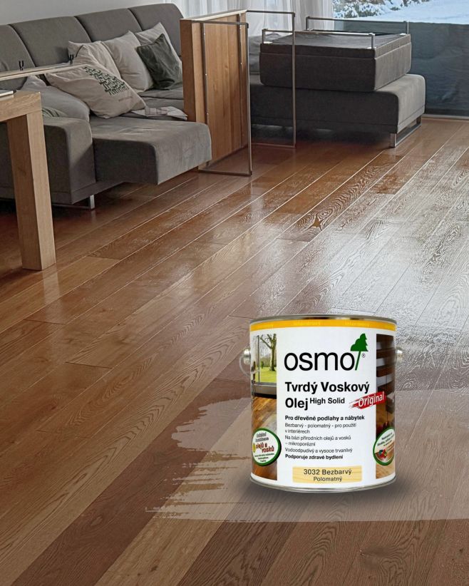 Premena, ktorú vidno na prvý pohľad. ✨ Podlaha po obnove s Osmo tvrdým voskovým olejom dostala nový vzhľad aj ochranu....